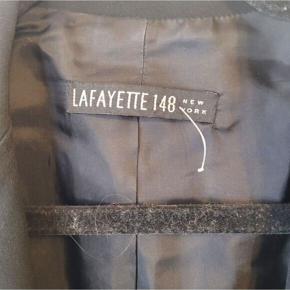 Lafayette 148 Black Classic Relaxed Blazer - Picture 3 of 6